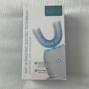 NIB MYST 360 Degree Ultrasonic Electric Toothbrush Brushing Whitening Ha…